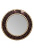DecorShore Crackled Glass Mosaic Wall Mirror in Mahogany Brown - MI-8123_Brown