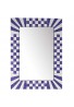 DecorShore South Beach Collection Purple Decorative Wall Mirrors with Colorful Glass Mosaic Tiles