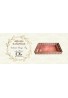 DecorShore Designs Set of 2 Iron Metal Decorative Trays with Rose Gold Finish and Vibrant Pink Sands Beach Graphic Print