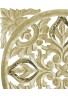 Decorative Wood Wall Panel in Rustic Golden Wall Sculpture , Decorative Wall Floral Mirrored Glass Mosaic Accents
