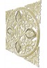  Decorative Wood Wall Panel in Rustic Golden Wall Sculpture , Decorative Wall Floral Mirrored Glass Mosaic Accents