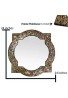 Mission Style Quatrefoil Mirror, Andalusian Lindaraja Designer Mosaic Glass Framed Wall Mirror