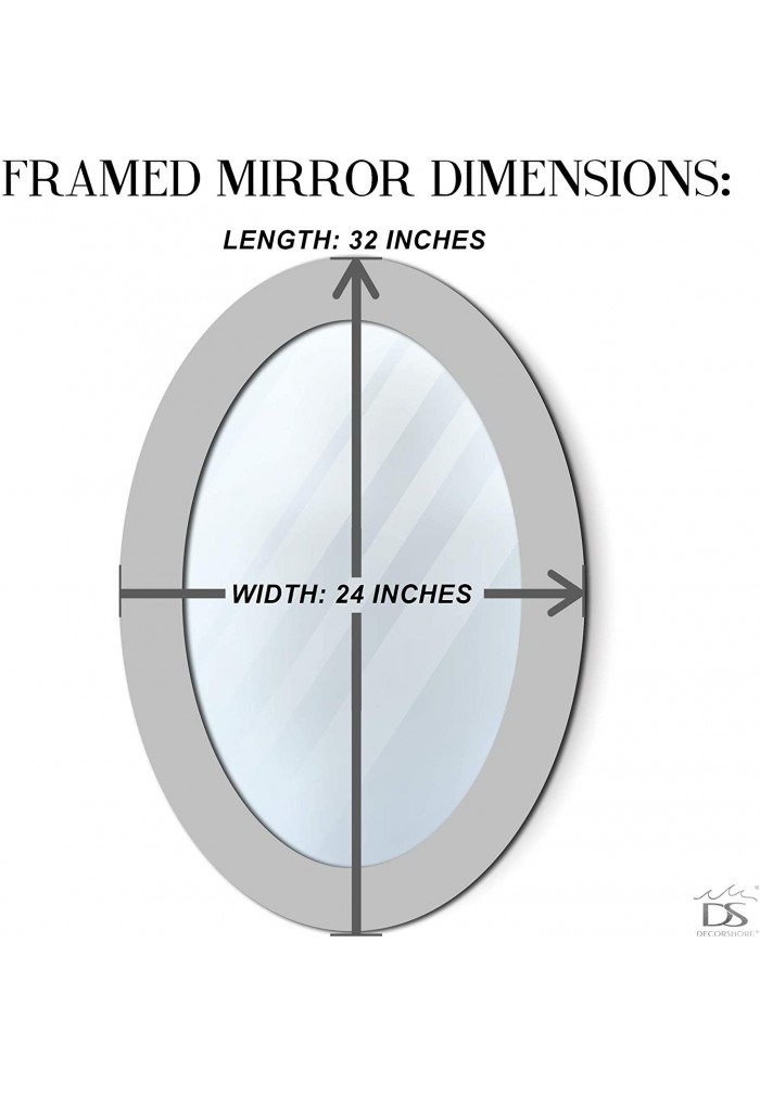 DecorShore Traditional Decorative Mosaic Mirror