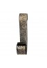 DecorShore Metal Wall Sconce, 23 in. Decorative Mosaic & Iron Scroll Candle Holder - Single Piece (Golden Sands)