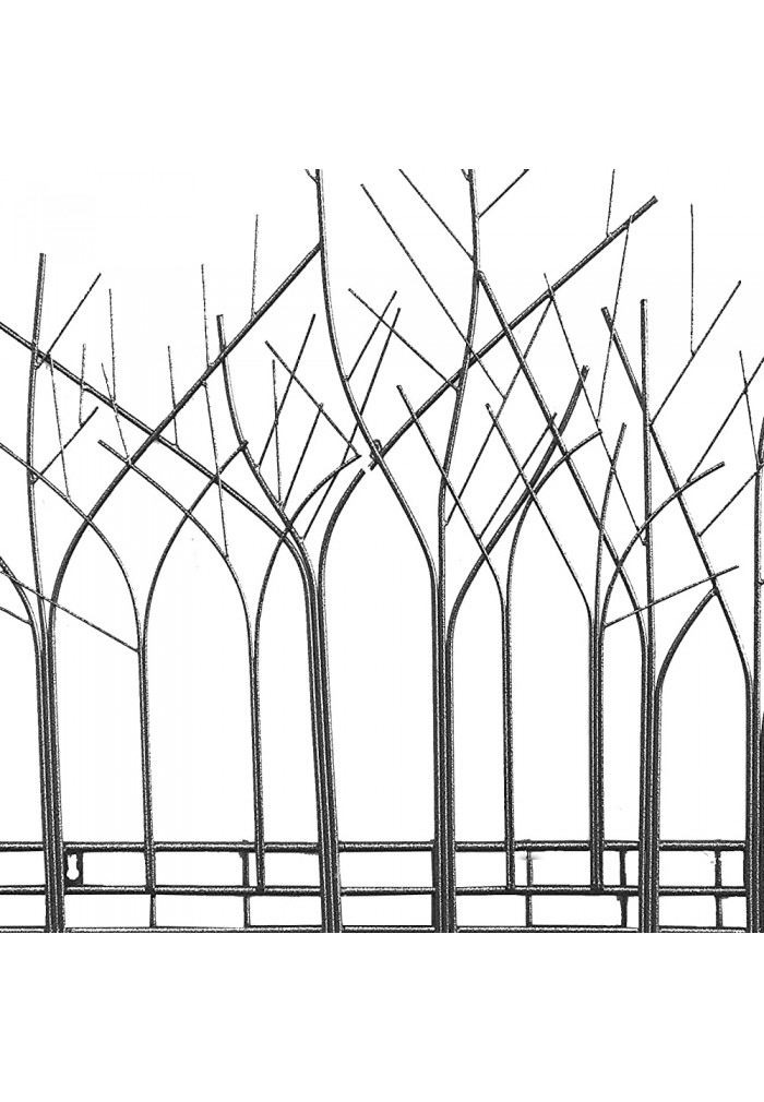 DecorShore Winter Trees Perspective Wall Sculpture