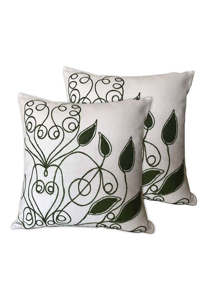 DecorShore 'Harper' 18 inch Artisanal Decorative Throw Pillow Cover 
