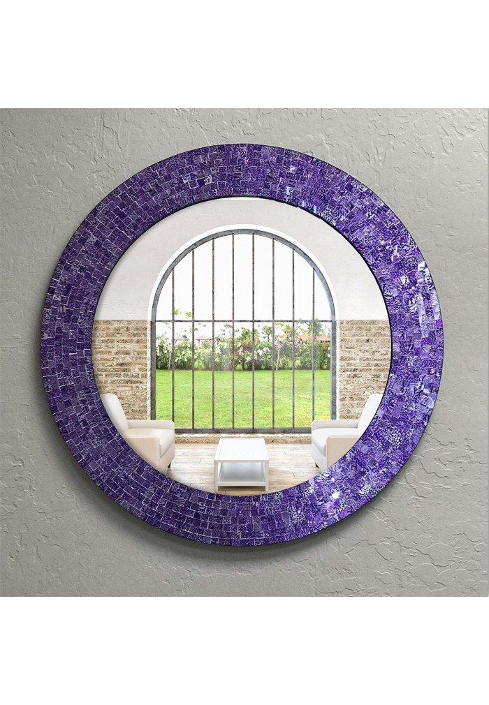 DecorShore 24" Mosaic Wall Mirror