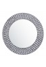 DecorShore 20 Jewel Tone Accent Mirror(Onyx Black & Silver Topaz)