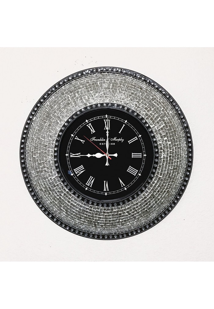 DecorShore Decorative Mosaic Wall Clock, 22.5