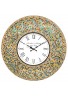 DecorShore 23 Inch Decorative with Decorative Glass Mosaic Wall Clock