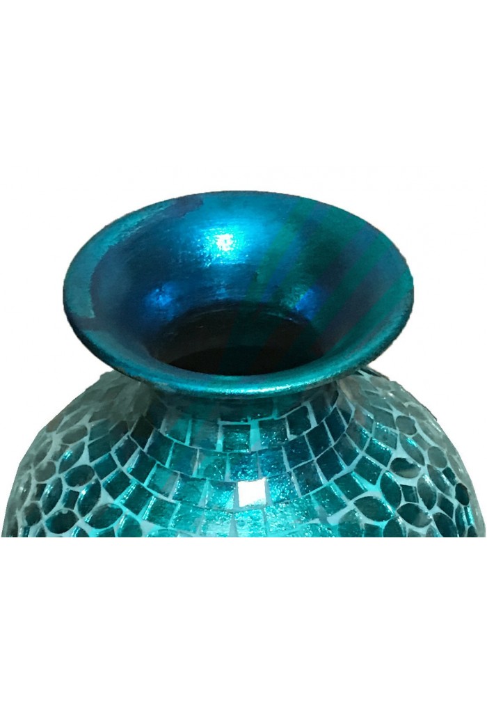 DecorShore Andalusian Turquoise Vase 