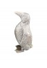 Penguin Metal Statuette, Handcrafted Decorative Animal Sculpture, Aluminum Decorative Statue, Tabletop Decor