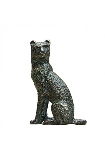 Jaguar Metal Statuette, Handcrafted Decorative Animal Sculpture, Aluminum Decorative Statue, Tabletop Decor - Study Room, Decorating Figurine, House Warming Gift