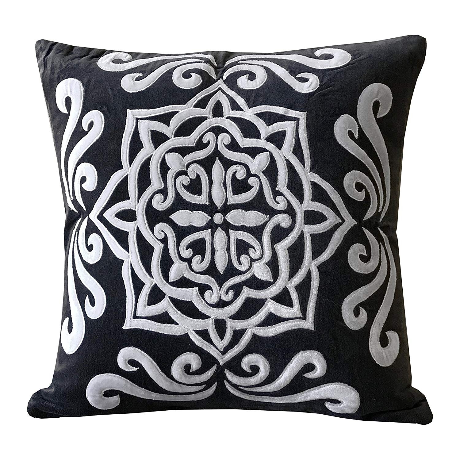 Ldj Cotton Polyester Sofa Chair Seat Rectangle Throw Pillow Case Decorative Cushion Cover Pillowcase Design With Victorian Gothic Lace Skull Custom Pillow Cover Print Double Side Sized 12X20 Inches