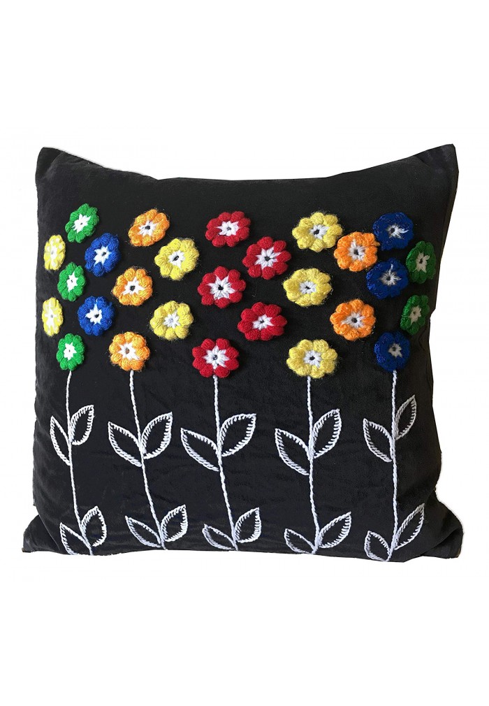 DecorShore 'Zoe' 18 inch Artisanal Decorative Throw Pillow Cover 