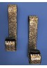 DecorShore "Bella Palacio” Metal Wall Sconce, 23 in. Decorative Mosaic & Iron Scroll Candle Holder (Golden Sands)